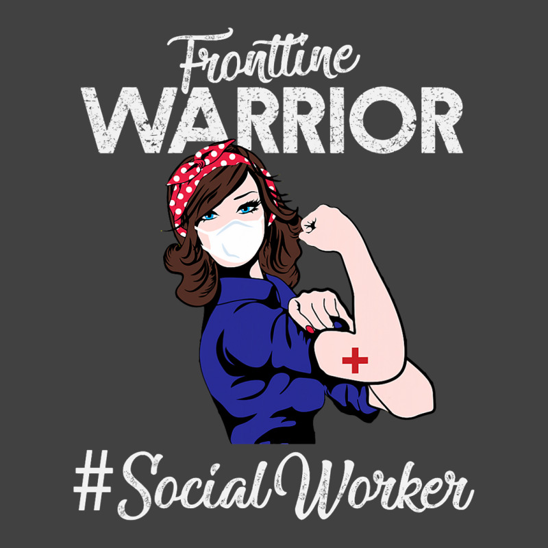 Vintage Frontline Warrior Social Worker Xmas For W Vintage T-shirt | Artistshot