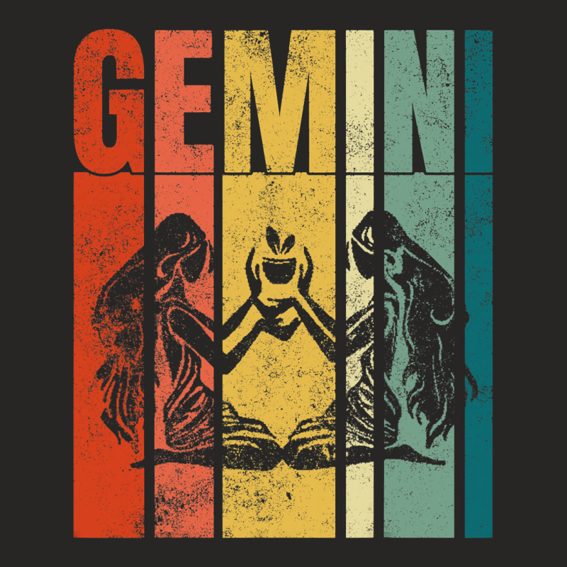 Vintage Gemini Man Astrology Lover Zodiac Gemini B Ladies Fitted T-Shirt by FriedBarcia | Artistshot