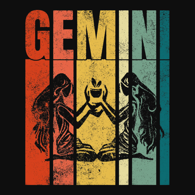 Vintage Gemini Man Astrology Lover Zodiac Gemini B Crop Top by FriedBarcia | Artistshot