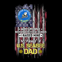 Usa Flag Proud Us Seabee Veteran Dad I Raised Mine Men's Long Sleeve Pajama Set | Artistshot