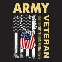 Vintage Army Shirt Veteran Day American Flag Women T-shirt | Artistshot