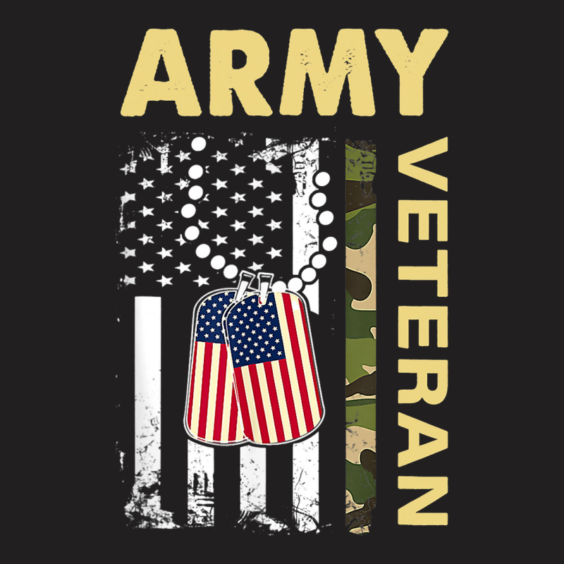 Vintage Army Shirt Veteran Day American Flag Women T-shirt | Artistshot