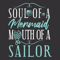 Soul Of A Marmaid Mouth Of A Sailor Funny Mermaid Vintage Short | Artistshot