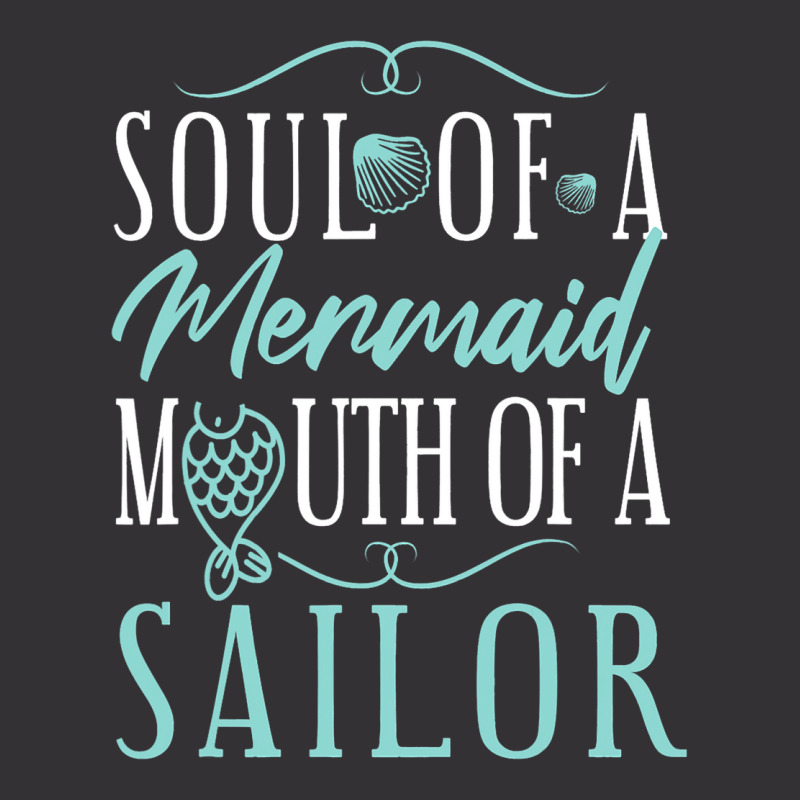 Soul Of A Marmaid Mouth Of A Sailor Funny Mermaid Vintage Short | Artistshot