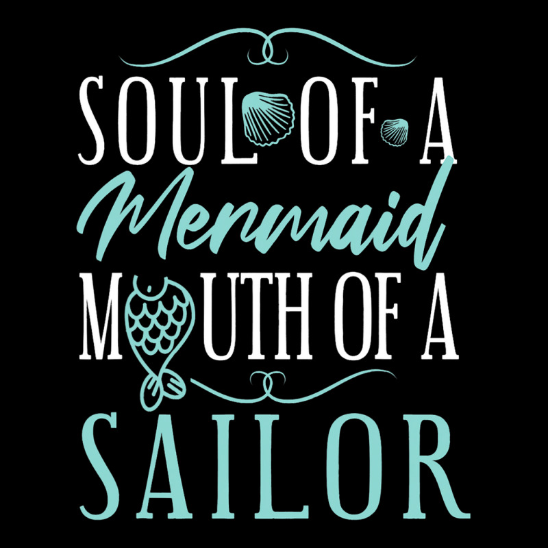 Soul Of A Marmaid Mouth Of A Sailor Funny Mermaid Fleece Short | Artistshot