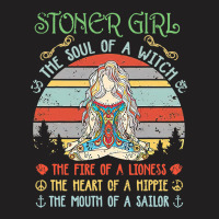 Stoner Girl Soul Of A Witch Mouth Of A Sailor T-shirt | Artistshot