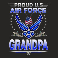 Us Air Force Proud Us Air Force Proud Grandpa Air  Ladies Fitted T-shirt | Artistshot