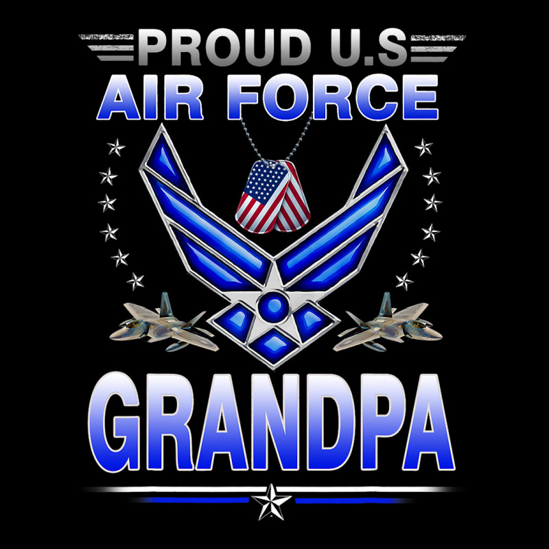 Us Air Force Proud Us Air Force Proud Grandpa Air  Cropped Hoodie by NouraMetcalfe | Artistshot