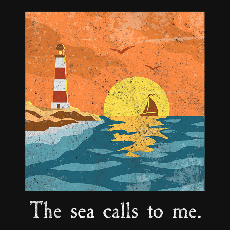 Vintage Lighthouse Shirt Retro Ocean Sunset Sailor Graphic T-shirt by FriedaBarcia | Artistshot