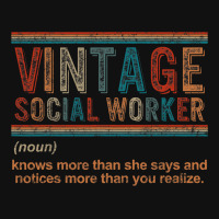 Vintage Social Worker Noun Definition Health Care  Graphic T-shirt | Artistshot