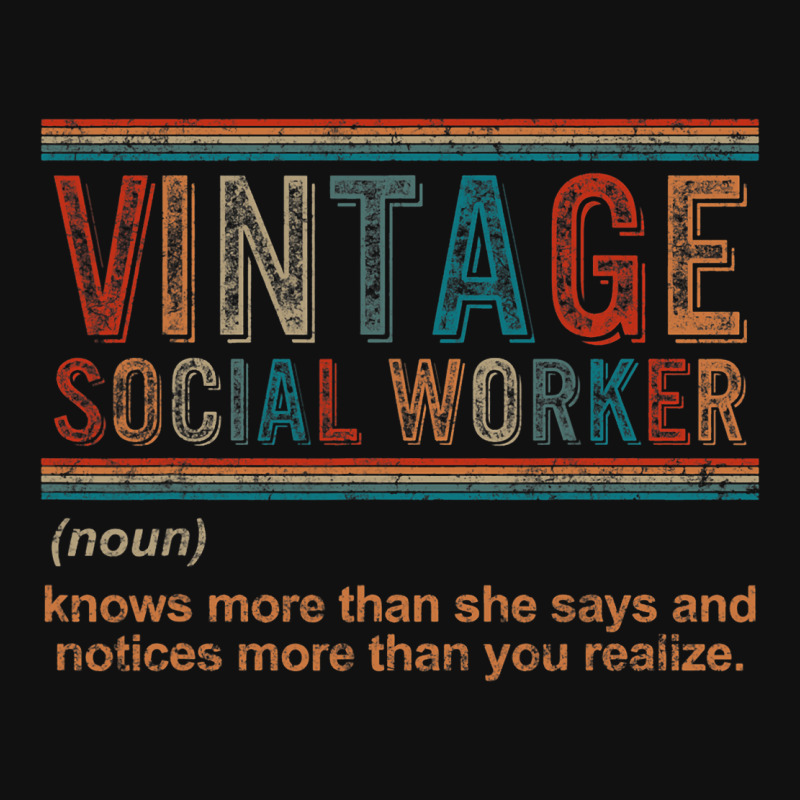 Vintage Social Worker Noun Definition Health Care  Graphic T-shirt by ShermanWoo | Artistshot