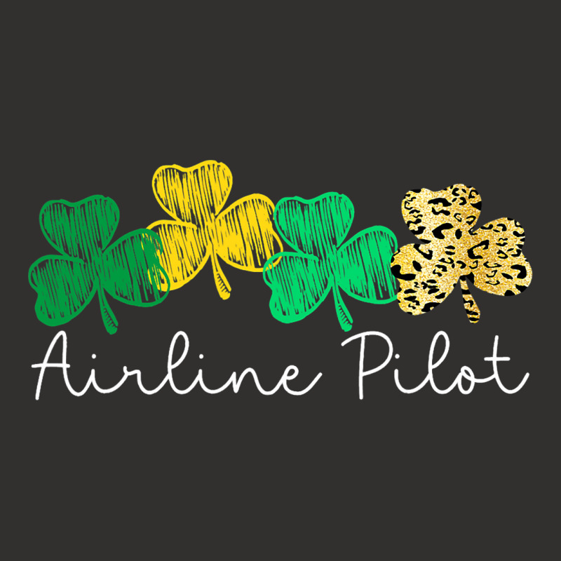 Shamrock Leopard Saint Paddys Airline Pilot St Pat Champion Hoodie | Artistshot