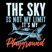 The Sky Is Not My Limit Its My Playground Pilot Av Maternity Scoop Neck T-shirt | Artistshot