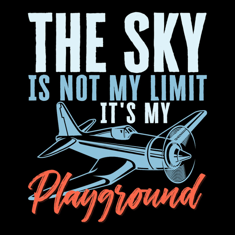 The Sky Is Not My Limit Its My Playground Pilot Av Maternity Scoop Neck T-shirt by DericLawlea | Artistshot