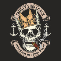 Trusty Shellback Imperium Neptuni Regis For Naval  Ladies Fitted T-shirt | Artistshot