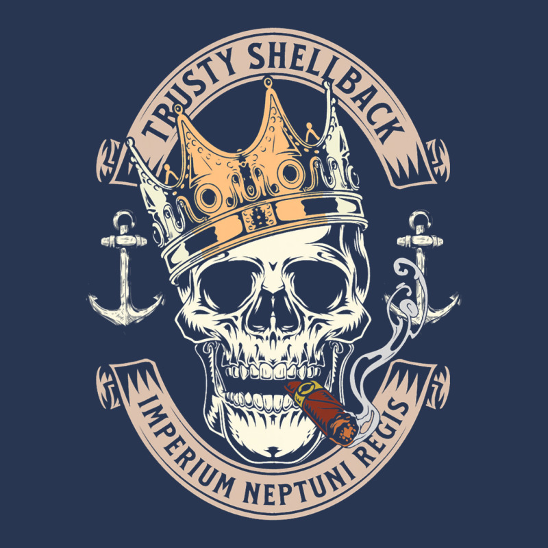 Trusty Shellback Imperium Neptuni Regis For Naval  Ladies Denim Jacket by DericLawlea | Artistshot