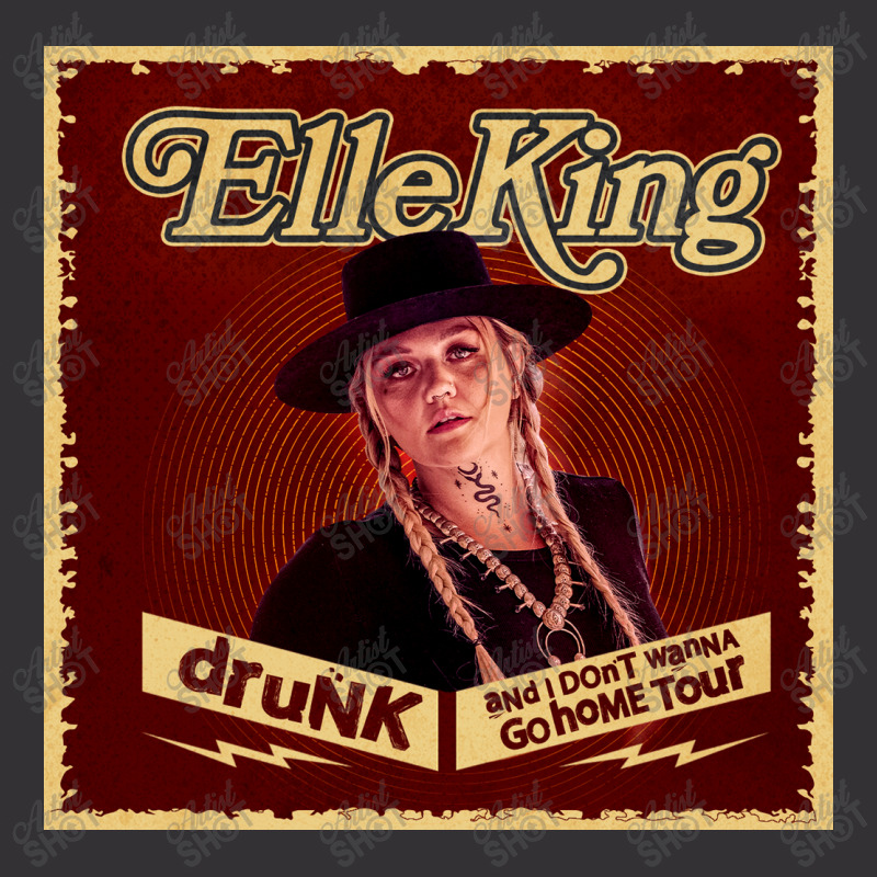 Pretty Elle King - Drunk And Don't Wanna Go Home Tour 2022 Vintage Hoodie And Short Set by denrayakonare | Artistshot