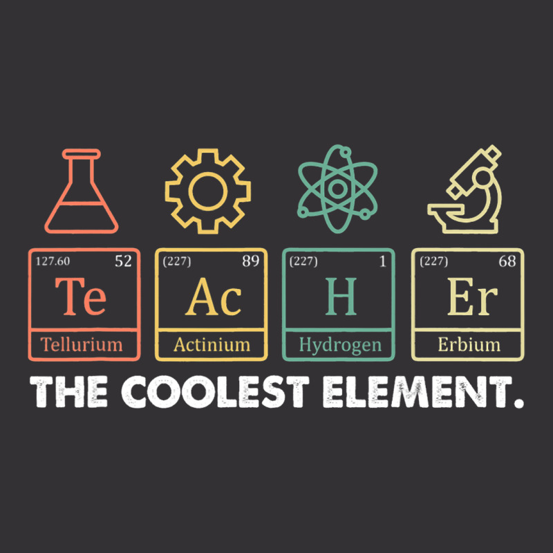 Vintage The Coolest Element Periodic Table Chemist Vintage Hoodie | Artistshot