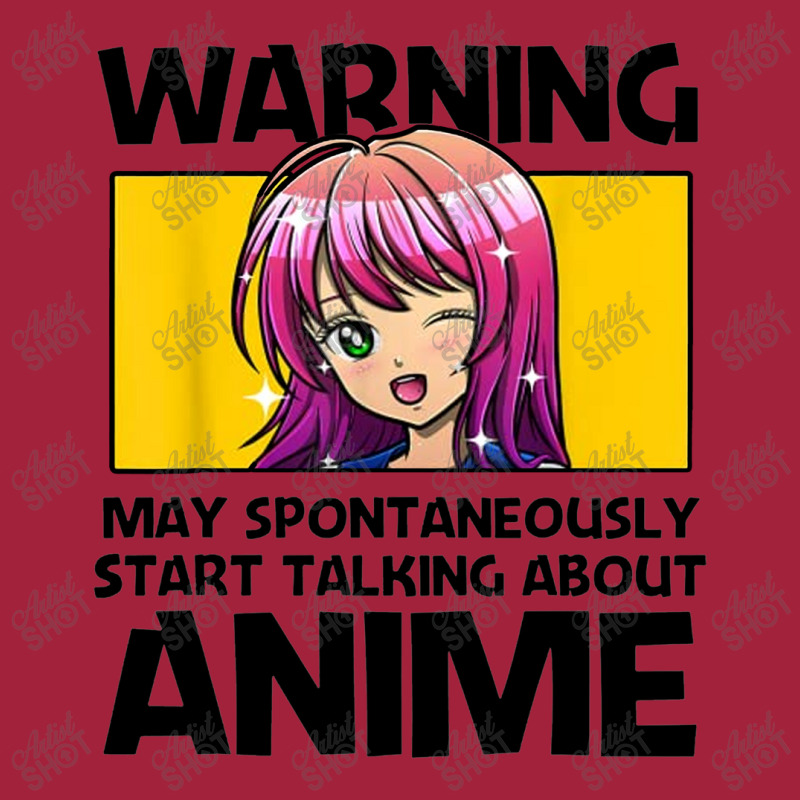 Warning May Spontaneously Start Talking About Anime Basic T-shirt | Artistshot