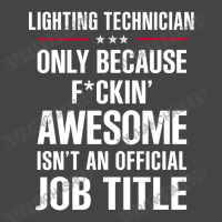 Gift For F Ckin' Awesomw Lighting Technician Basic T-shirt | Artistshot