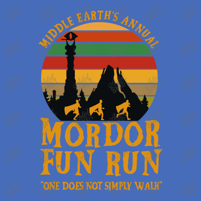 Mordor Fun Run Basic T-shirt by GlassKaca | Artistshot