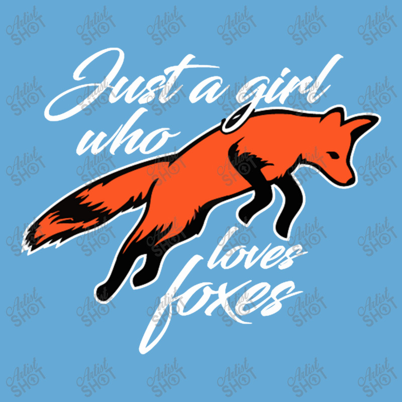 Girl Loves Foxes Basic T-shirt by haydar | Artistshot