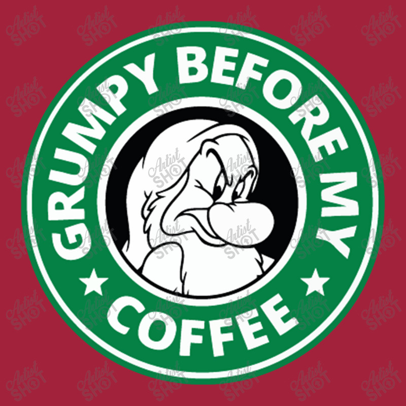 Grumpy Before My Coffee Basic T-shirt by haydar | Artistshot