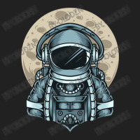 Astronaut Selfie With Moon Basic T-shirt | Artistshot