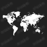 World Map White Basic T-shirt | Artistshot