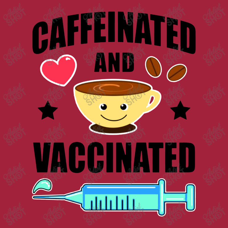 Coffee Lover Caffeinated And Vaccinated Basic Youth T-shirt by Kimochi | Artistshot