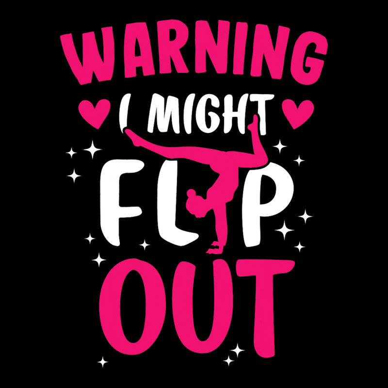 Warning I Might Flip Out Gymnastics Gymnast Cheerl Adjustable Cap | Artistshot