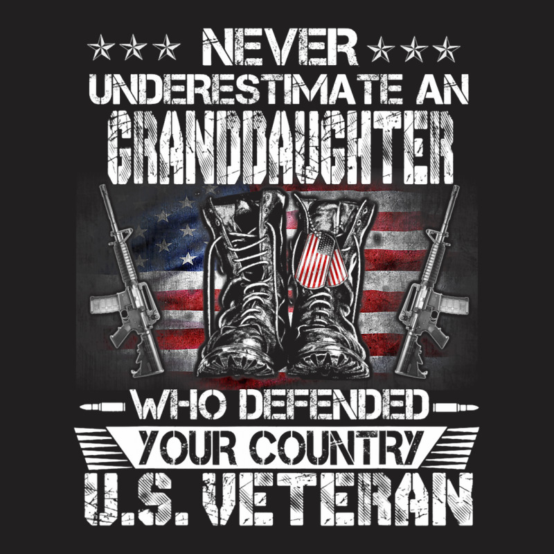 Us Veteran Granddaughter Veterans Day Us Patriot P T-shirt | Artistshot