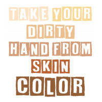 Take Your Dirty Hand From Skin Color Raglan Crop Top | Artistshot