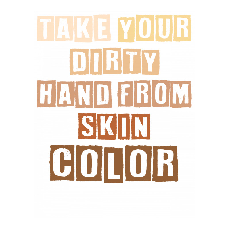 Take Your Dirty Hand From Skin Color Raglan Crop Top | Artistshot