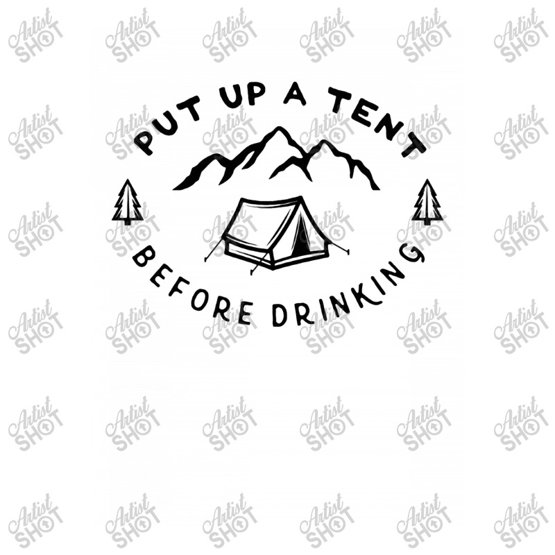 Put Up A Tent Before Drinking Raglan Crop Top by hoainv | Artistshot