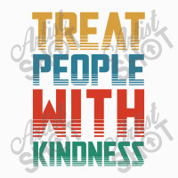 Treat People With Kindness Raglan Crop Top | Artistshot