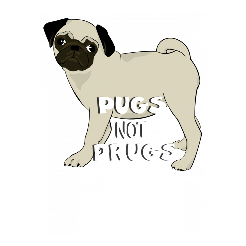 New Pugs Not Drugs Raglan Crop Top | Artistshot