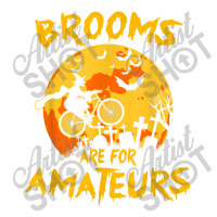 Brooms Are For Amateurs Funny Halloween Witch Riding Bicycle Raglan Crop Top | Artistshot