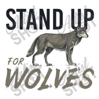 Stand Up For Wolves Raglan Crop Top | Artistshot