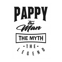 Pappy The Myth The Legend Raglan Crop Top | Artistshot