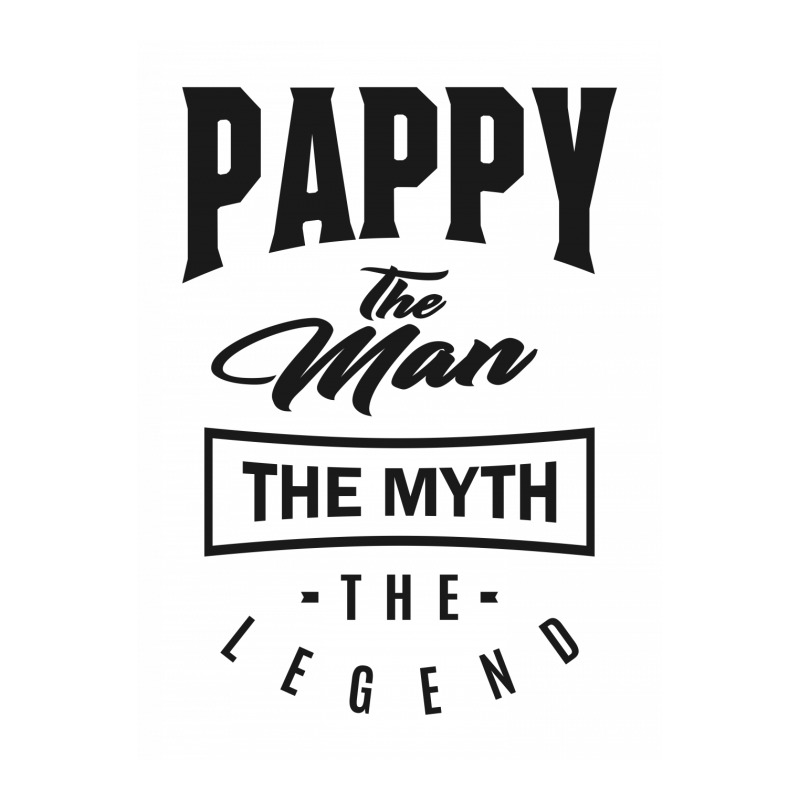 Pappy The Myth The Legend Raglan Crop Top | Artistshot