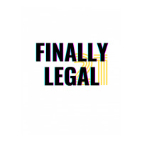 Finally Legal 21 Raglan Crop Top | Artistshot