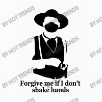 Forgive Me If I Dont Shake Hands Raglan Crop Top | Artistshot