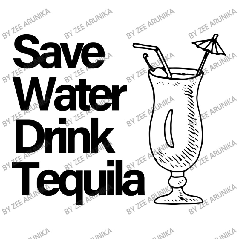 Save Water Drink Tequilalala (black) Raglan Crop Top | Artistshot