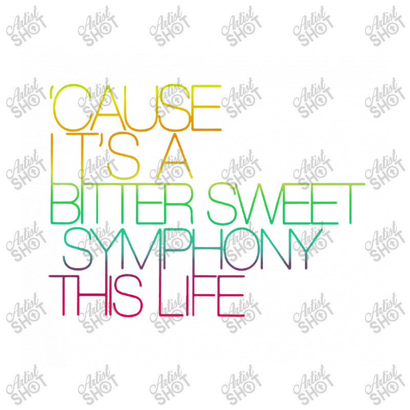 Cause I'ts Bitter Sweet Symphony This Life Raglan Crop Top by Woko Art | Artistshot