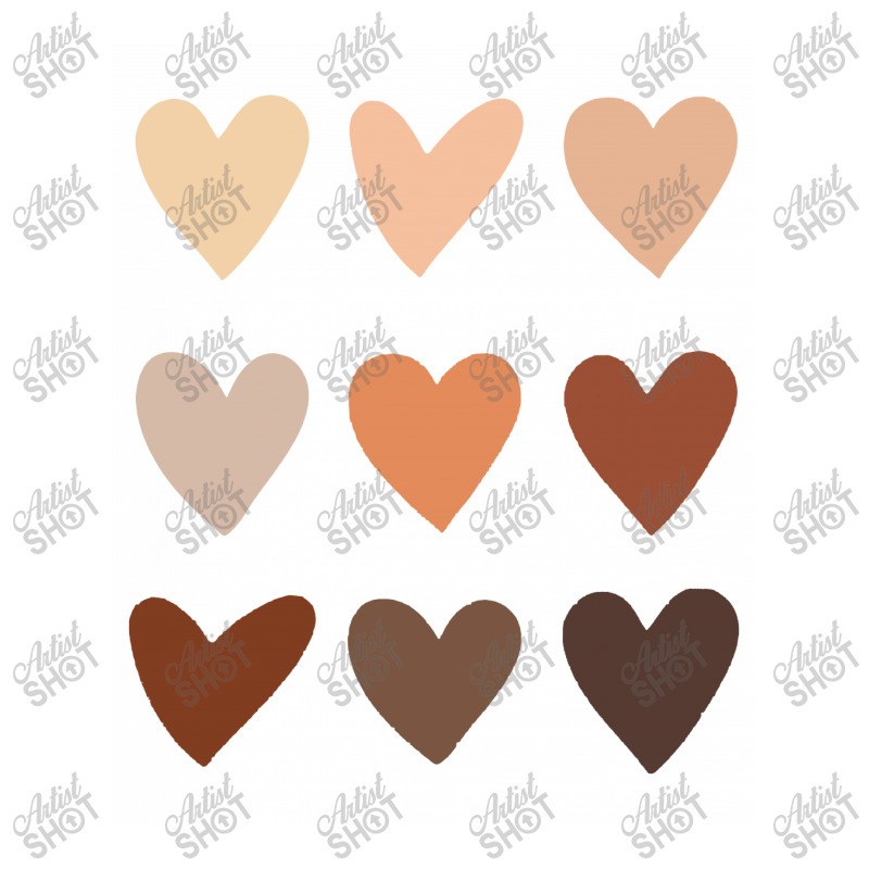 Skin Tone Hearts, Raglan Crop Top | Artistshot