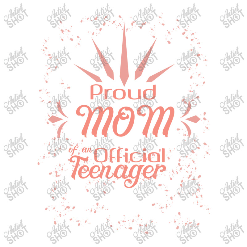 Proud Mom Of Official Teenager Raglan Crop Top | Artistshot