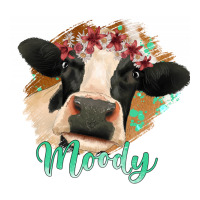 Moody Heifer Raglan Crop Top | Artistshot