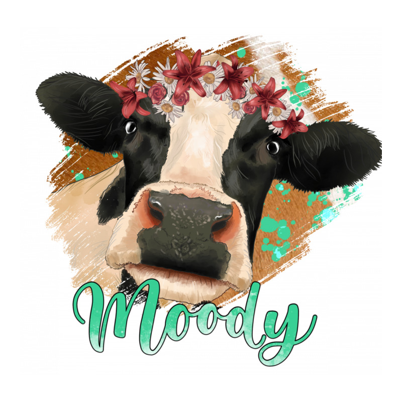 Moody Heifer Raglan Crop Top | Artistshot