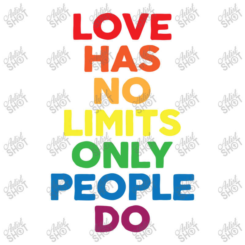 Love Has No Limits Only People Do Raglan Crop Top by Hargitcustom | Artistshot